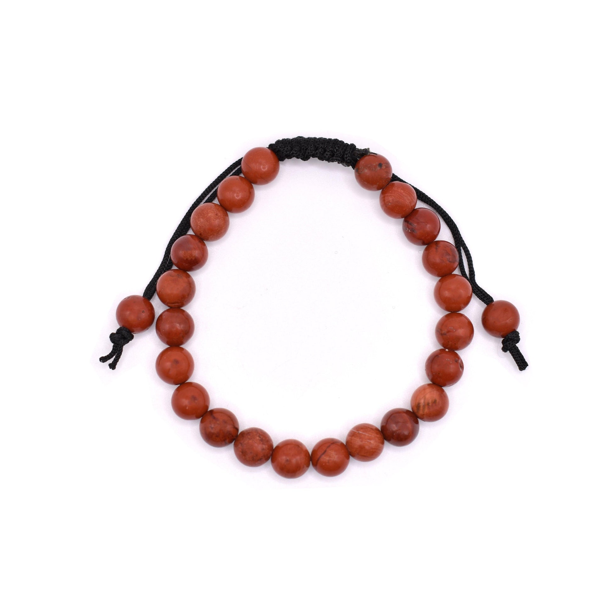 Red Jasper Adjustable Bracelet - Mystic Gleam