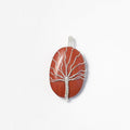 Red Jasper Wire Wrapped Pendant - Mystic Gleam