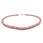 Rhodochrosite Heishi Necklace - Mystic Gleam