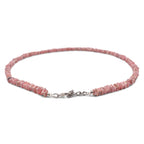 Rhodochrosite Heishi Necklace - Mystic Gleam