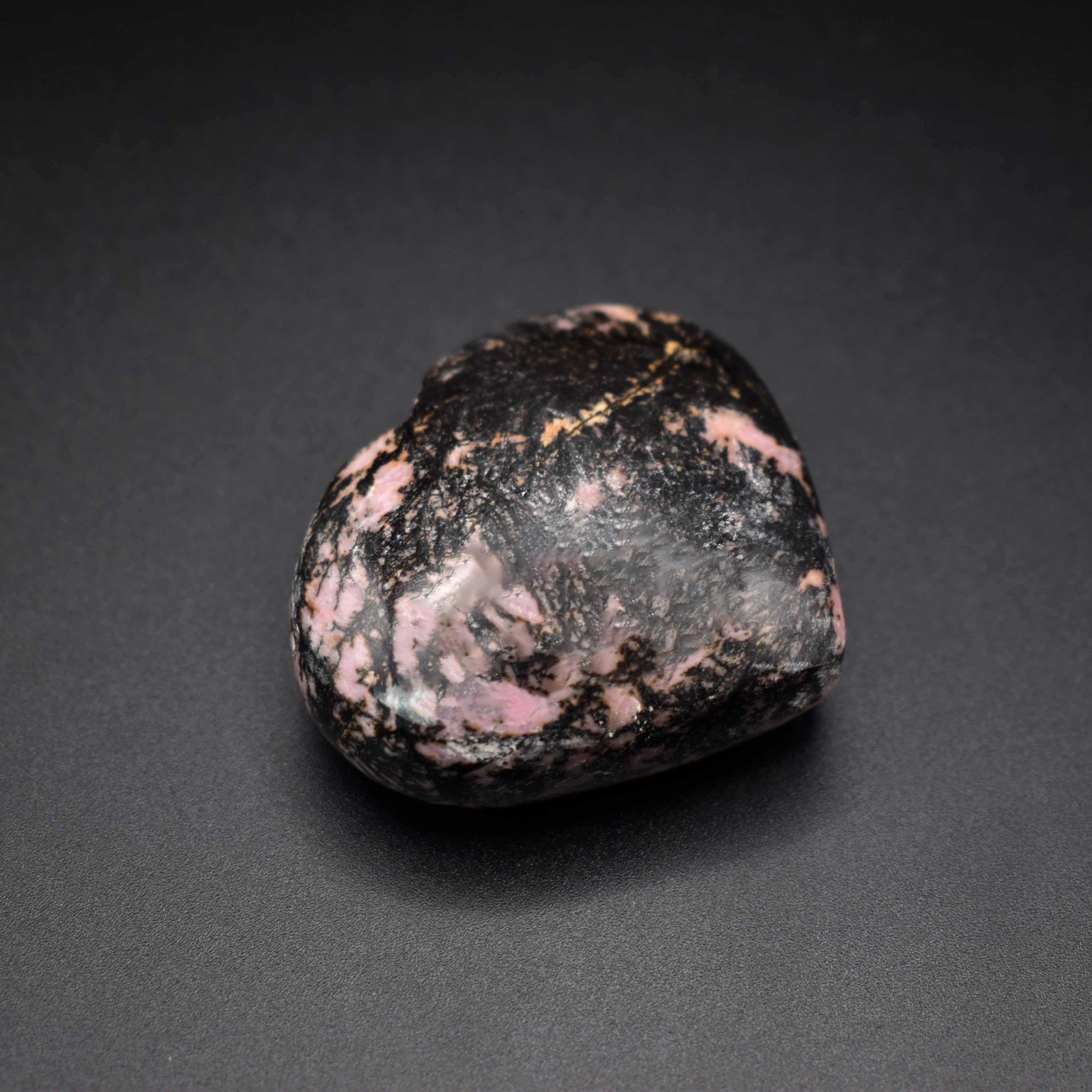 Rhodonite Heart - Mystic Gleam