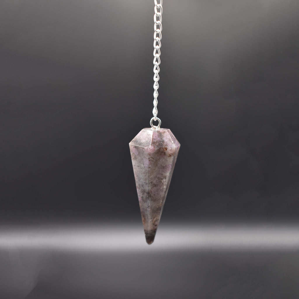 Rhodonite Pendulum - Mystic Gleam