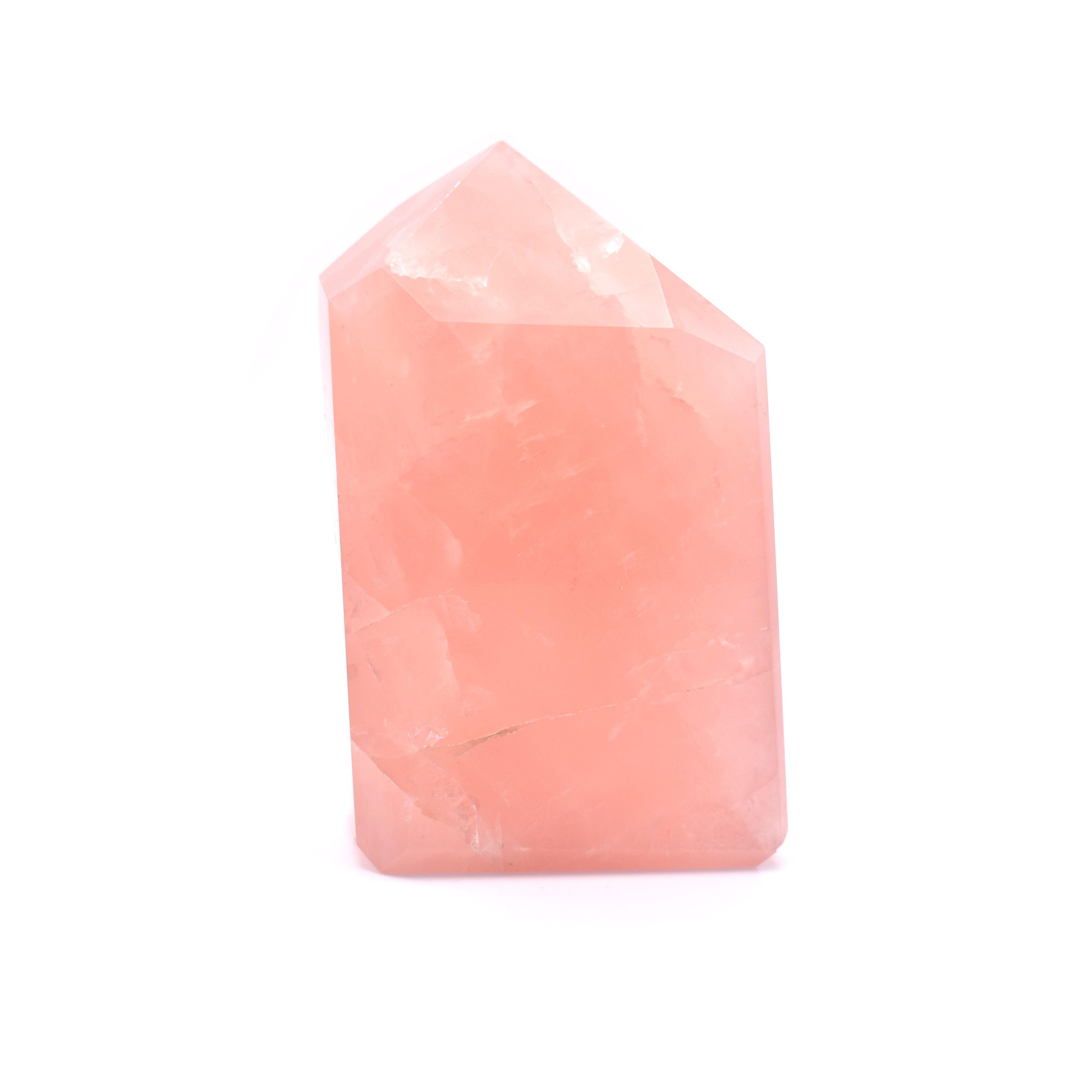 Rose Quartz Freeform - Mystic Gleam
