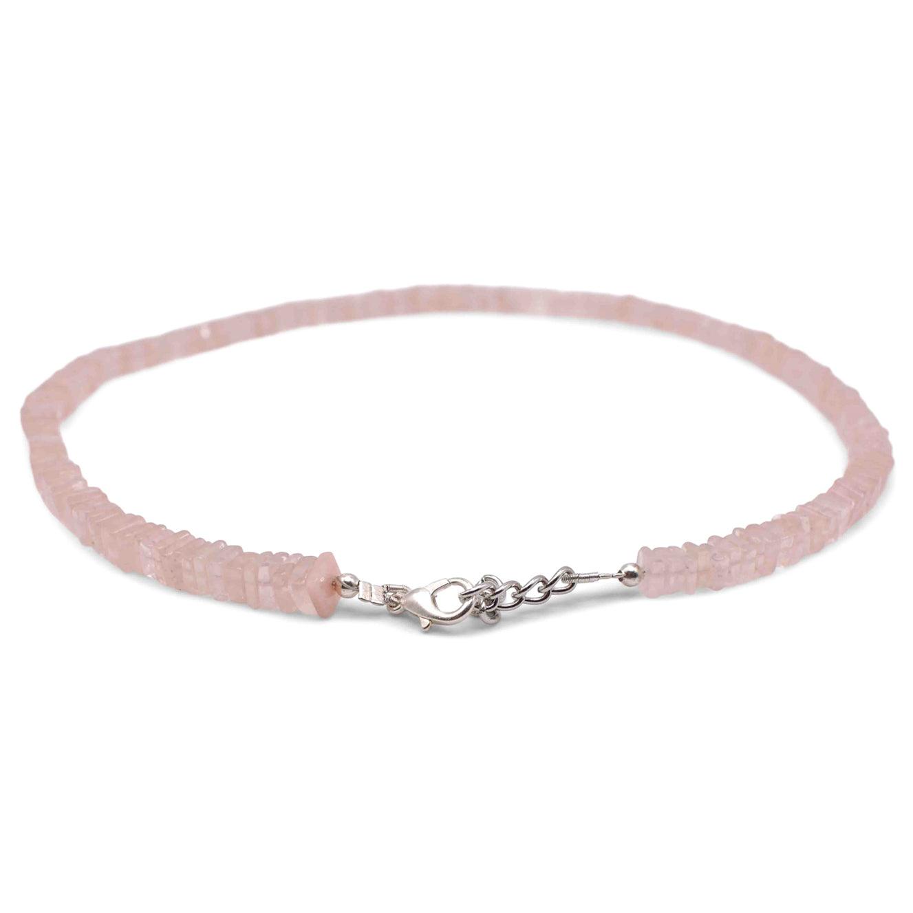 Rose-Quartz-Heishi-Necklace