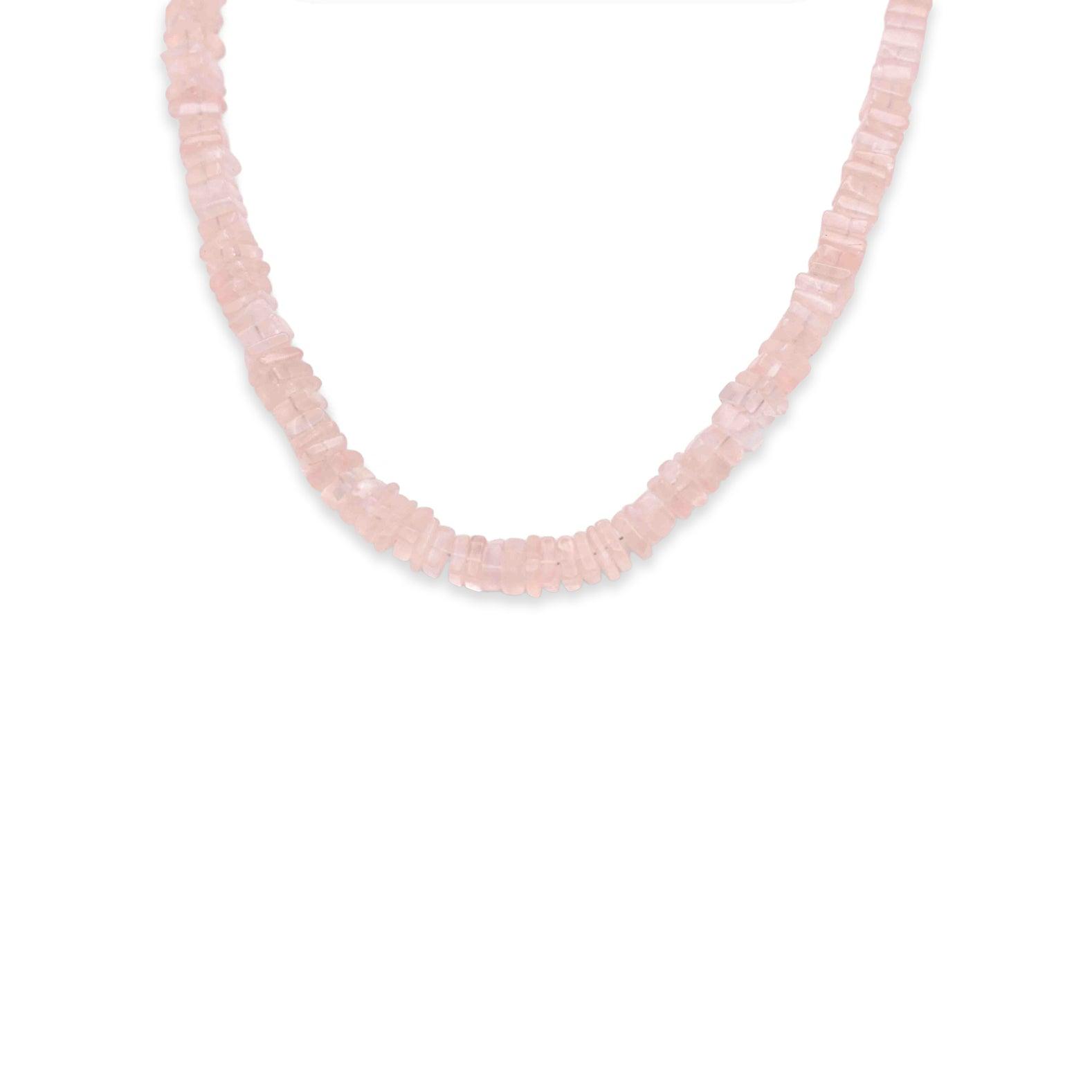 Rose-Quartz-Heishi-Necklace