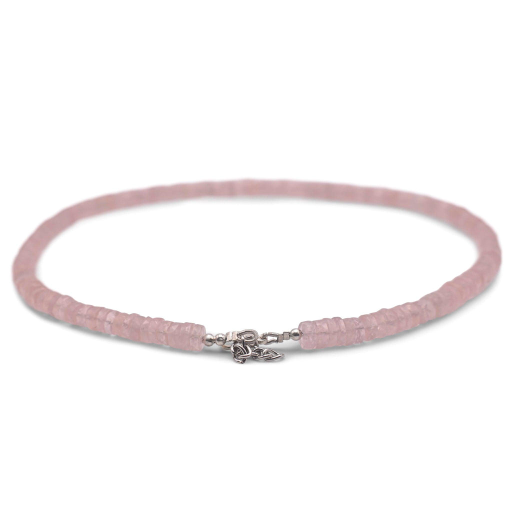 Rose Quartz Necklace - Mystic Gleam