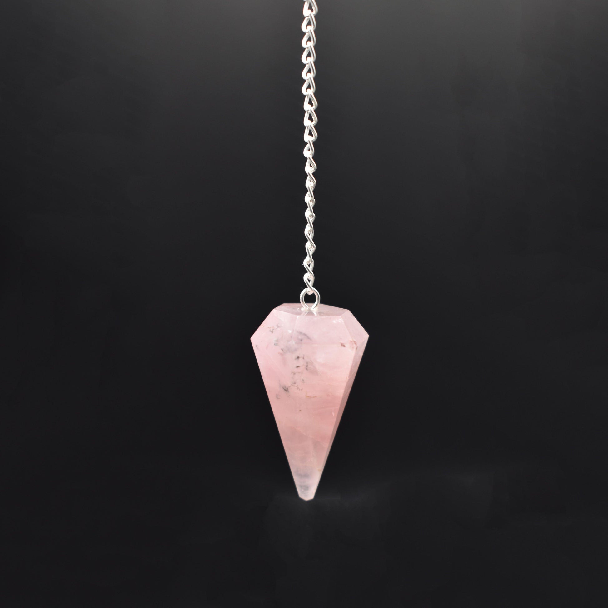 Rose Quartz Pendulum - Mystic Gleam