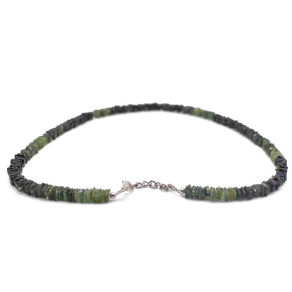 Serpentine Heishi beads Necklace 