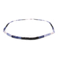 Shaded Blue Sapphire Faceted Cut Necklace - Mystic Gleam