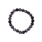 Snowflake Obsidian Bracelet - Mystic Gleam