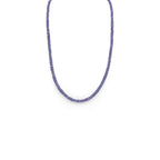 Tanzanite Faceted Cut Stone Necklace - Mystic Gleam