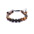 Tiger Eye Adjustable Bracelet - Mystic Gleam