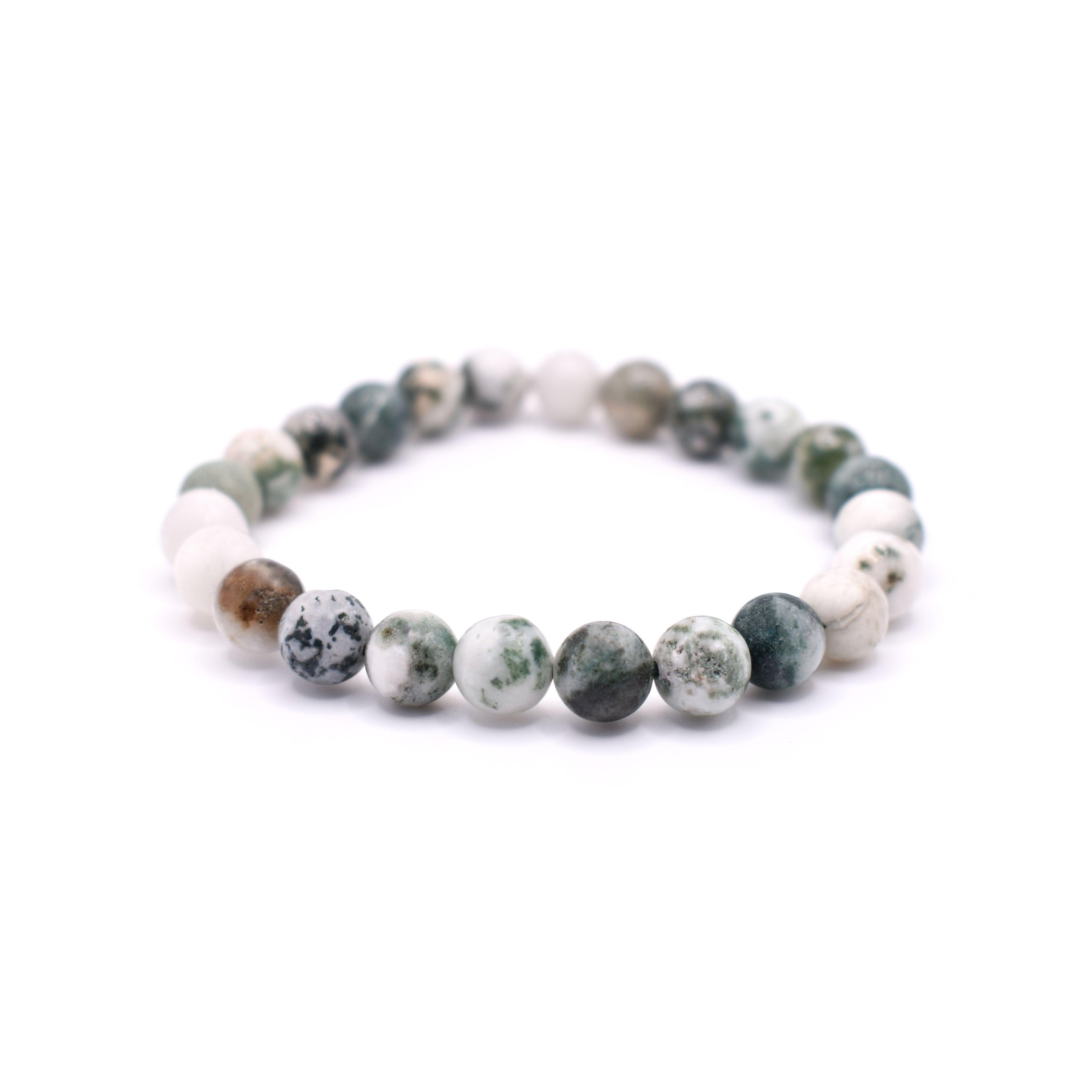 Tree Agate Bracelet - Mystic Gleam