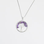 Tree of Life Pendant with Amethyst - Mystic Gleam