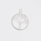 Tree of Life Pendant with Crystal - Mystic Gleam