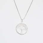 Tree of Life Pendant with Crystal - Mystic Gleam