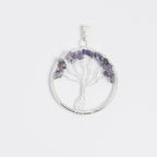 Tree of Life Pendant with Iolite - Mystic Gleam