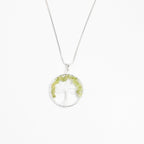Tree of Life Pendant with Peridot - Mystic Gleam
