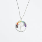 Tree of Life Pendant With Seven Chakra - Mystic Gleam
