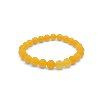 Yellow Jade (Dyed) Bracelet - Mystic Gleam