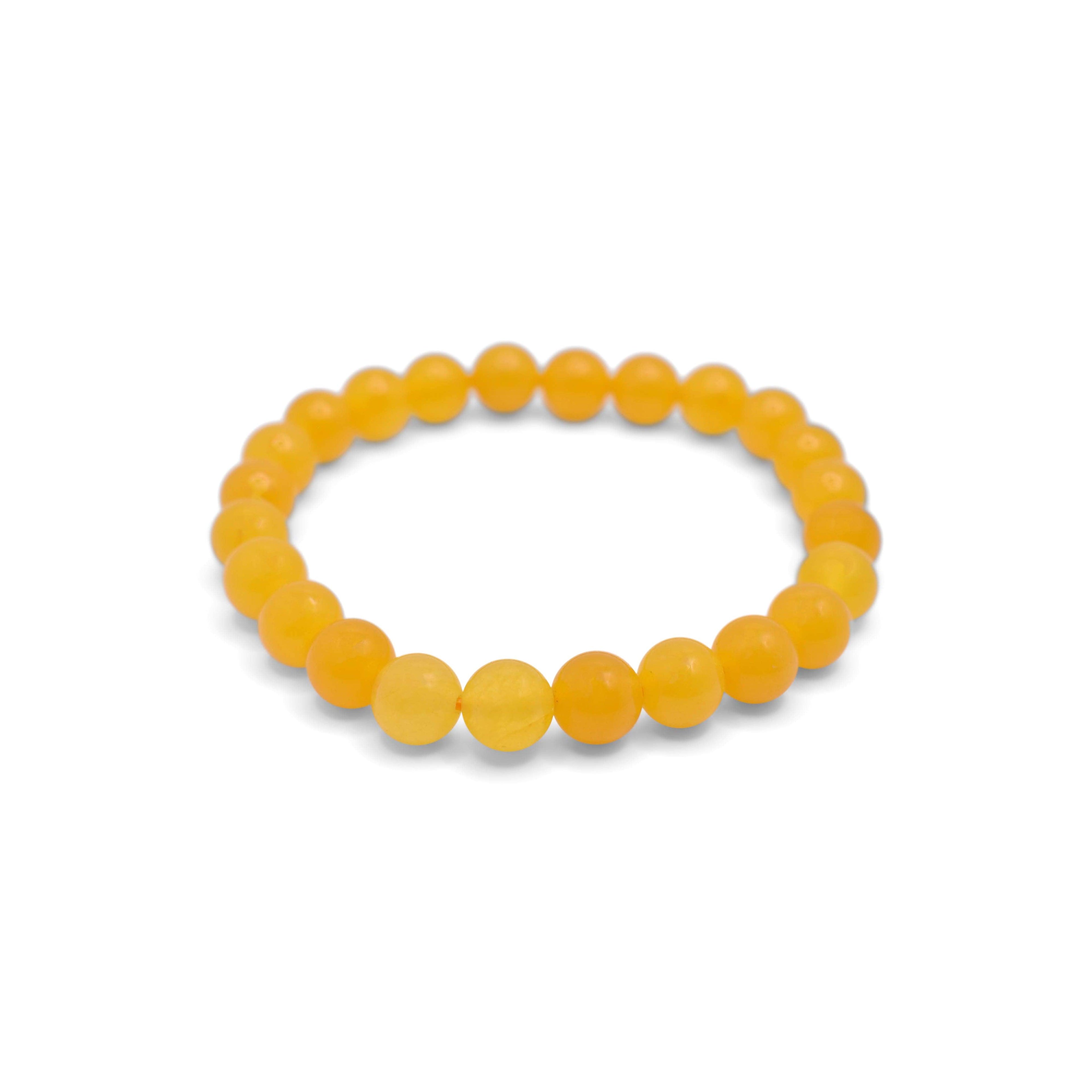 Yellow Jade (Dyed) Bracelet - Mystic Gleam
