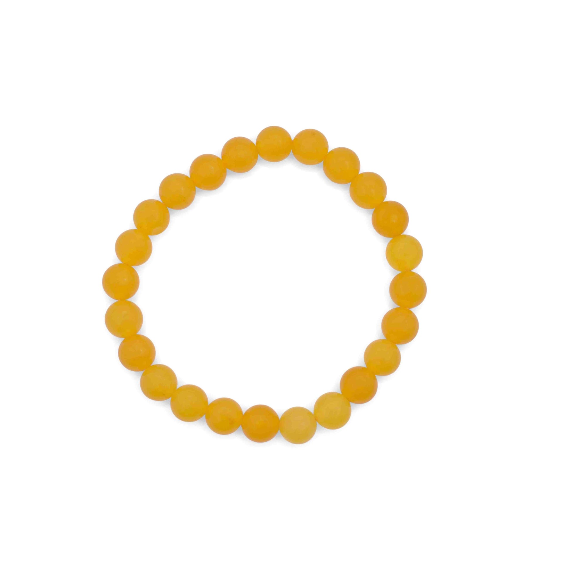 Yellow Jade (Dyed) Bracelet - Mystic Gleam