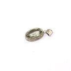 925 Sterling Silver Green Amethyst Pendant - Mystic Gleam