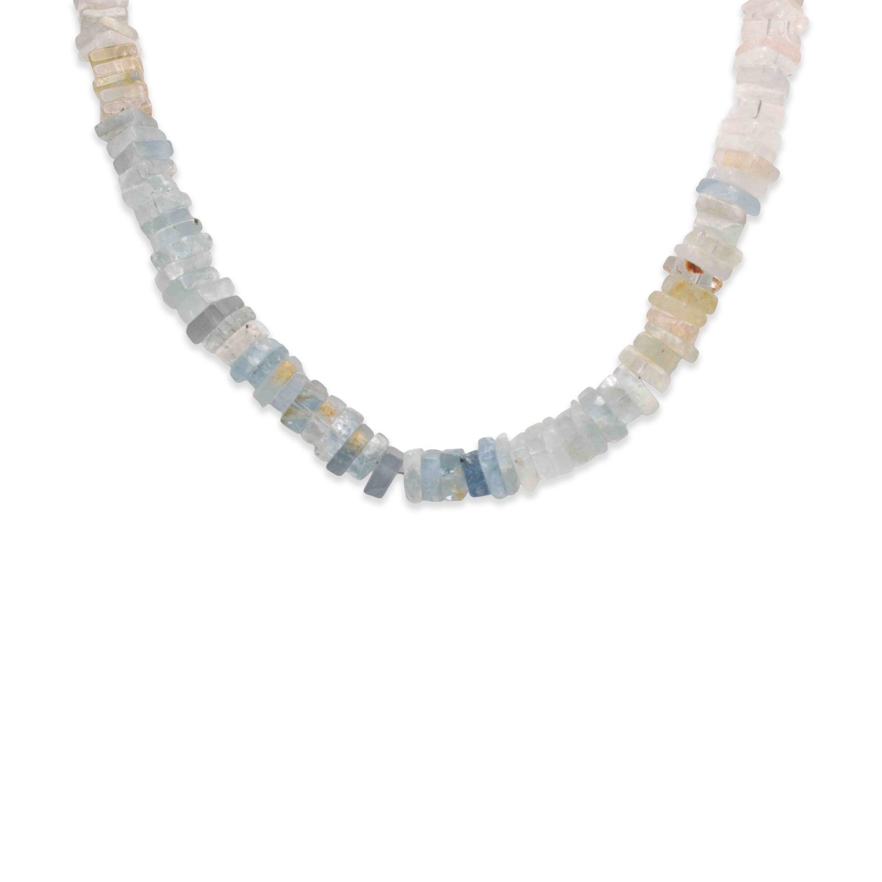 Aquamarine-Heishi-Necklacee