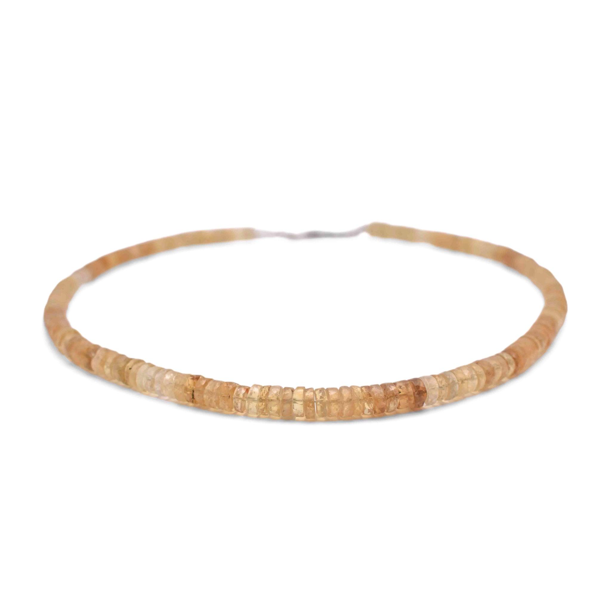 Citrine Faceted Cut Stone Necklace - Mystic Gleam