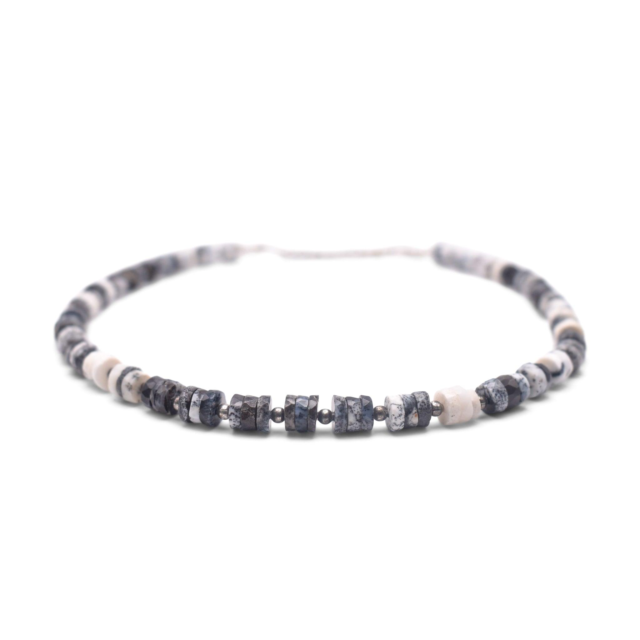 Dendritic Agate Necklace - Mystic Gleam