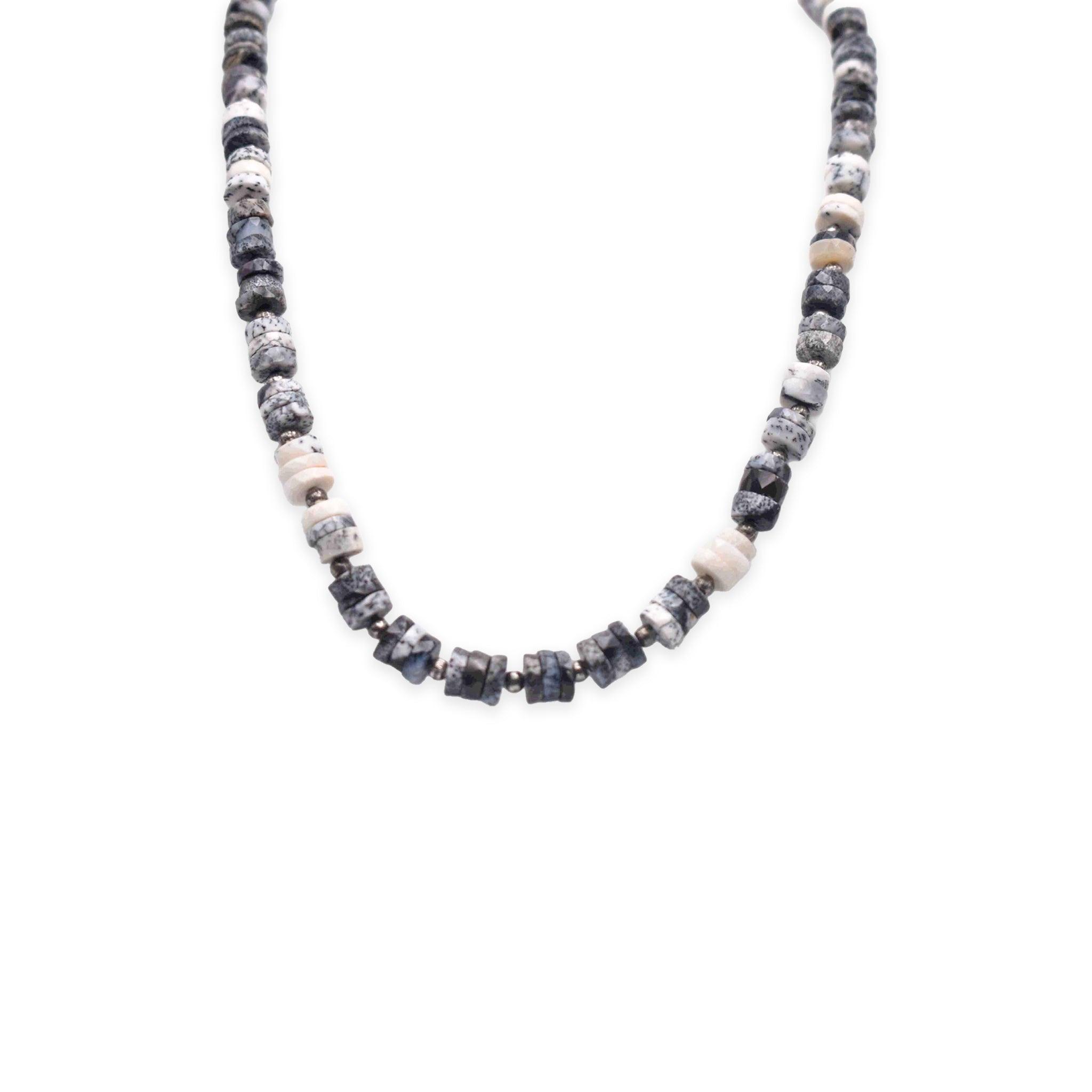 Dendritic Agate Necklace - Mystic Gleam