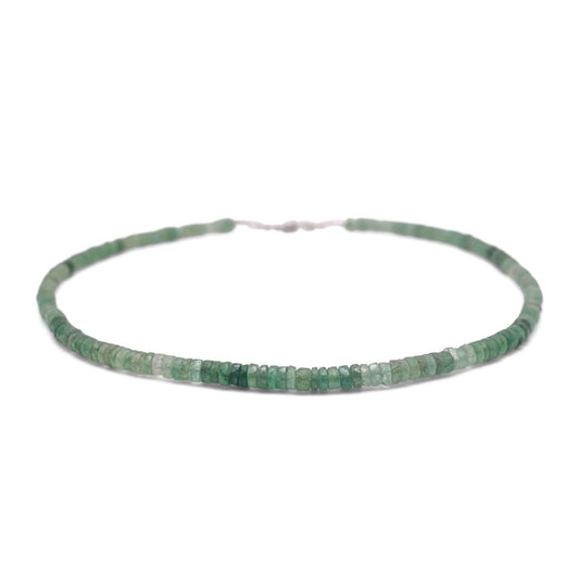 Green Strawberry Quartz Necklace - Mystic Gleam