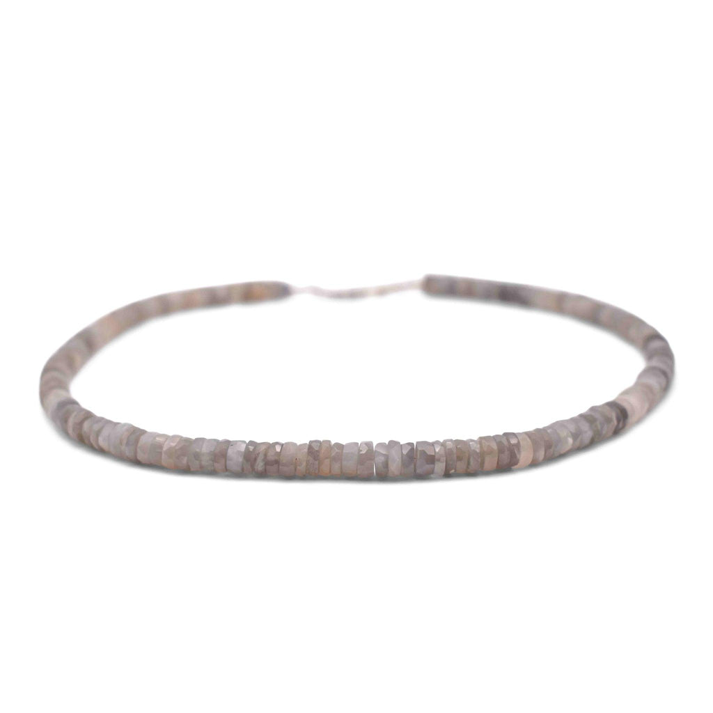 Grey Moonstone Necklace - Mystic Gleam