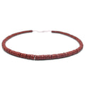 Red Jasper Faceted Cut Stone Necklace - Mystic Gleam