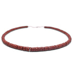 Red Jasper Faceted Cut Stone Necklace - Mystic Gleam